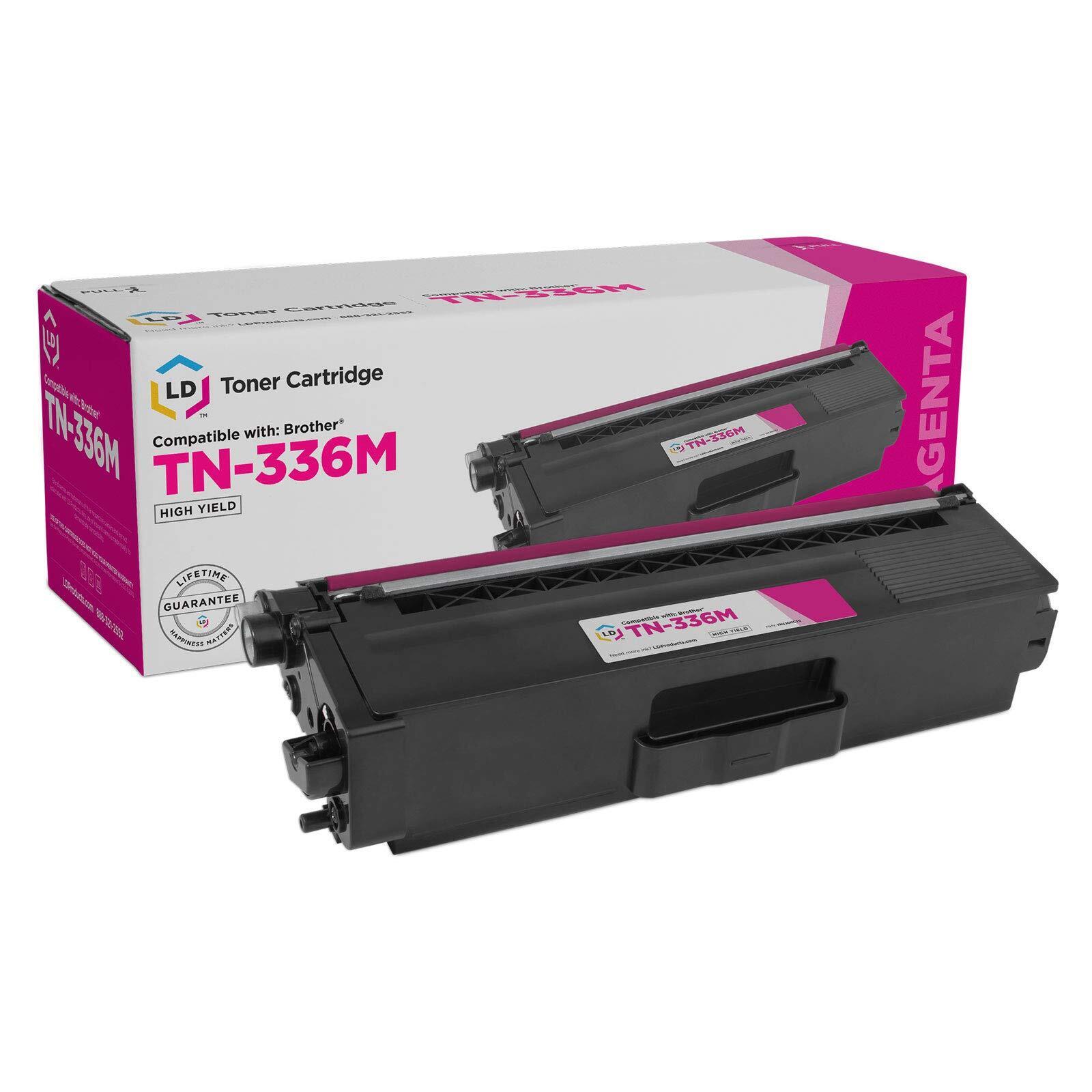 Compatible Toner Cartridge Replacement for Brother TN336M High Yield (Magenta)