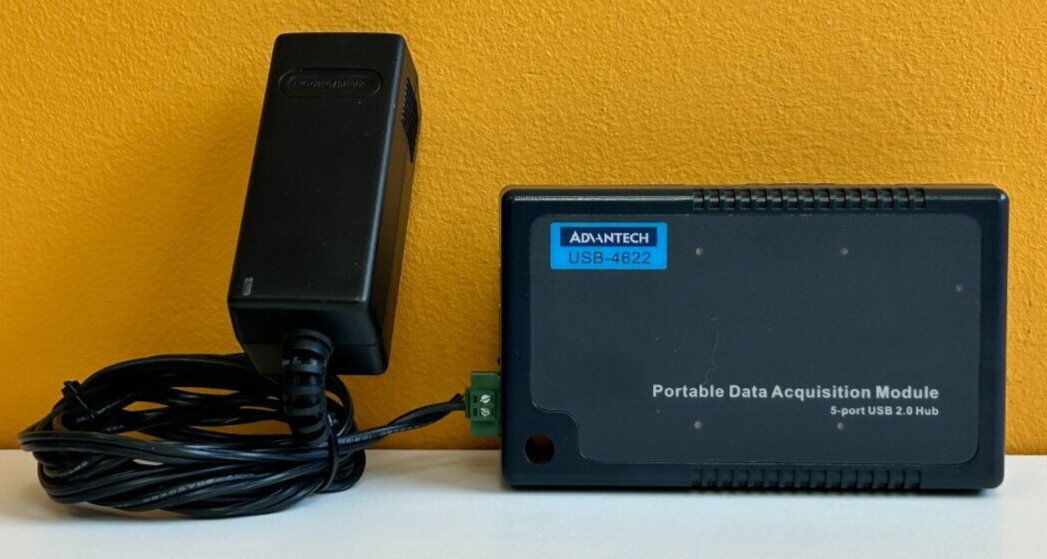 Advantech USB-4622 5 USB, 2.0 Ports, Data Acquisition Module USB Hub. Tested