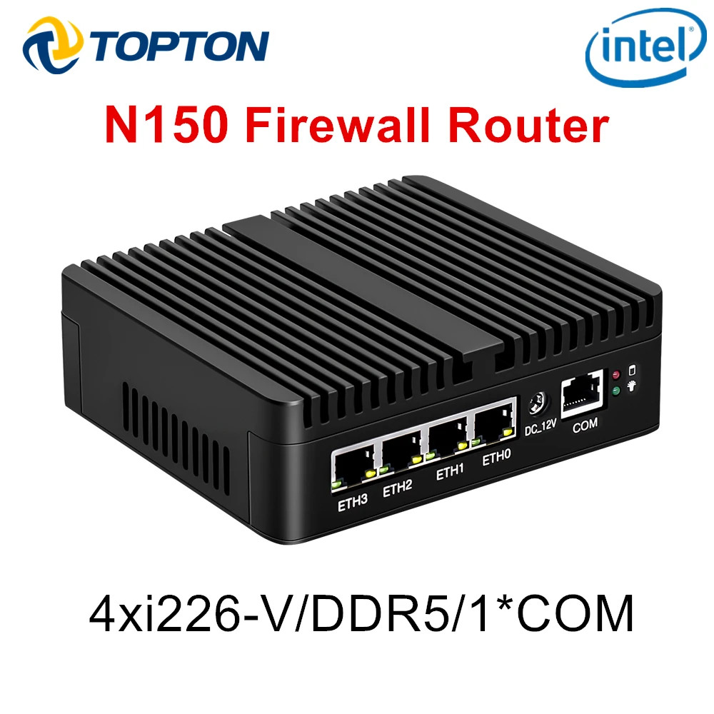Intel N100 N150 J6412 Firewall Router Mini PC 4x 2.5G LAN pfSense OPNsense