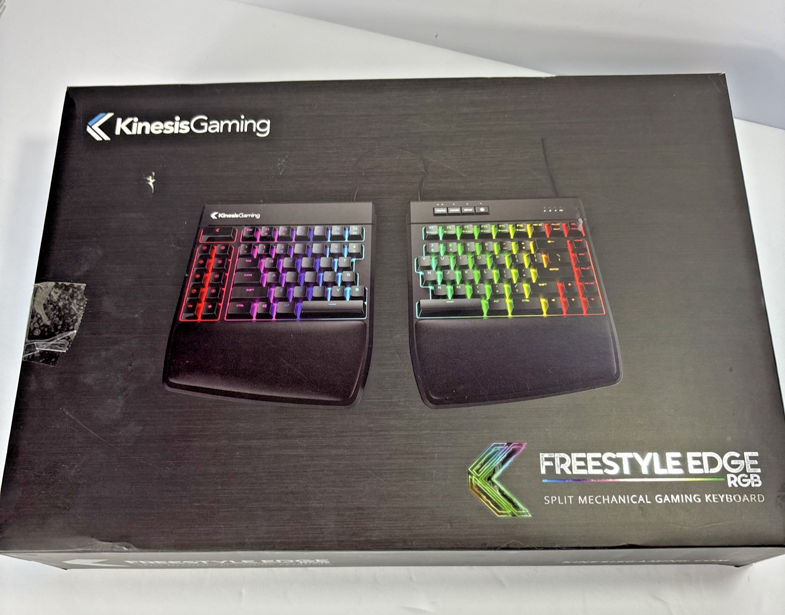 Kinesis FreeStyle Edge RGB KB975-BRN Split Mechanical Game Keyboard Original Box