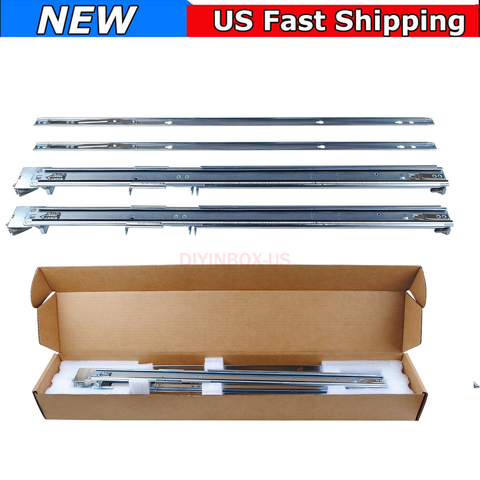 New For Dell PowerEdge R650 1U Static ReadyRails Rails Kit MF3D9 0DRR12 0MF3D9