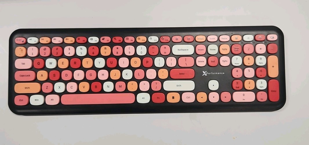 MOFII / X9 Performance Wireless Keyboard - 2.4G Colorful Retro Style