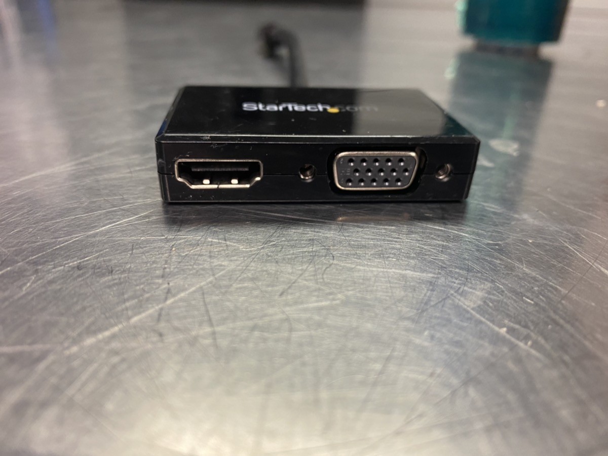 Used StarTech.com MDP2HDVGA Mini DisplayPort to HDMI and VGA (QUC012103)
