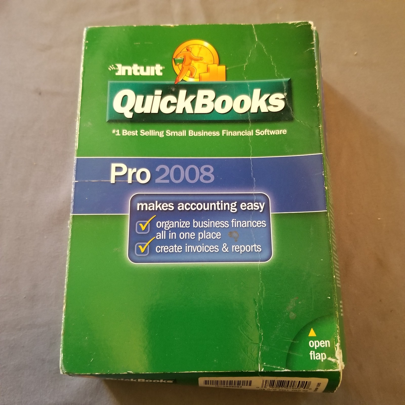 INTUIT QUICKBOOKS PRO 2008 FOR WINDOWS FULL RETAIL US VERSION