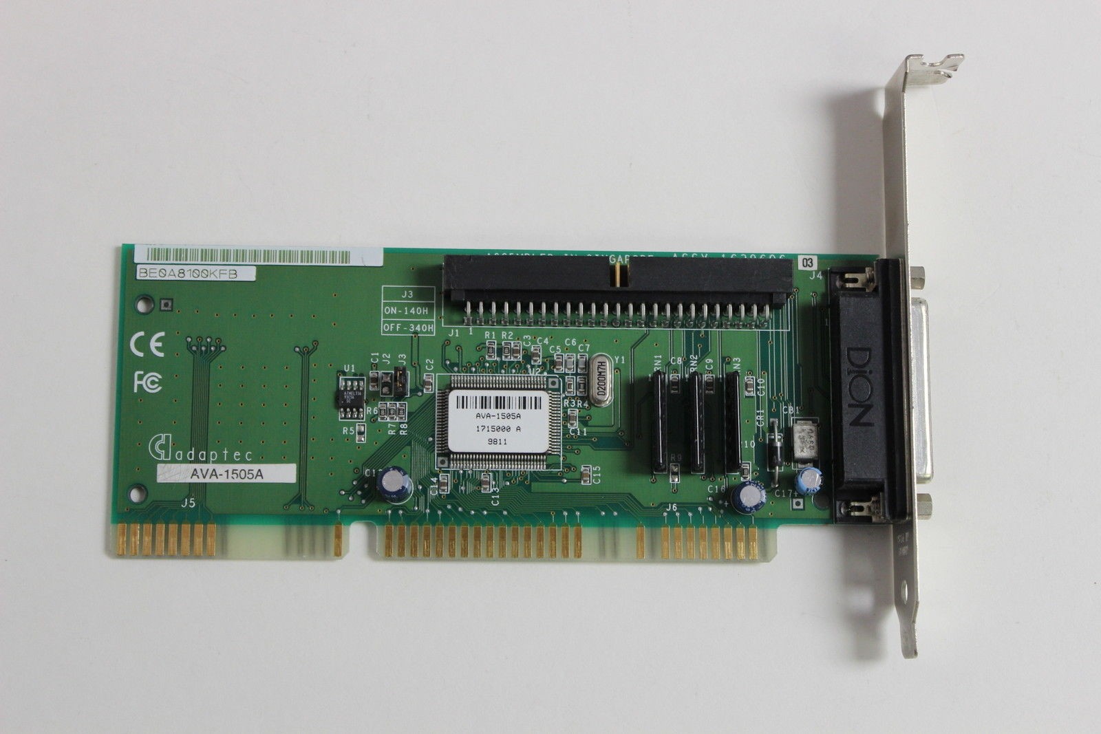 Adaptec Ava-1505A Scsi Controller Tested Working