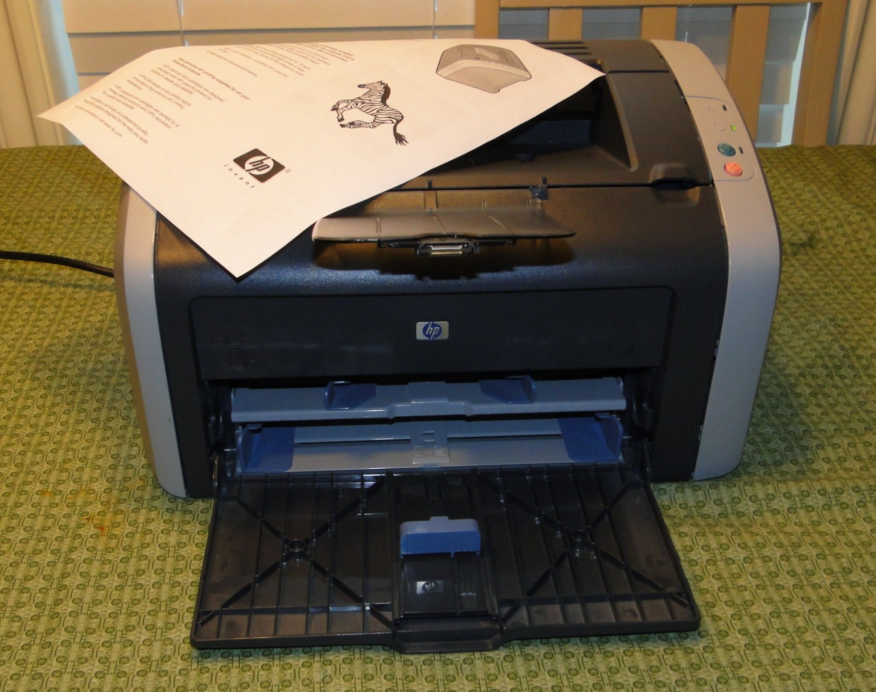 HP LaserJet 1012 Standard Laser Printer Solenoid Rebuilt, No Paperjam w/TONER