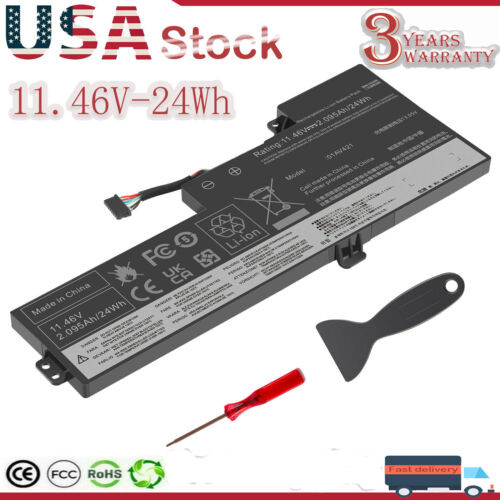 01AV420 01AV421 01AV489 Internal Battery for Lenovo ThinkPad T470 T480 24Wh