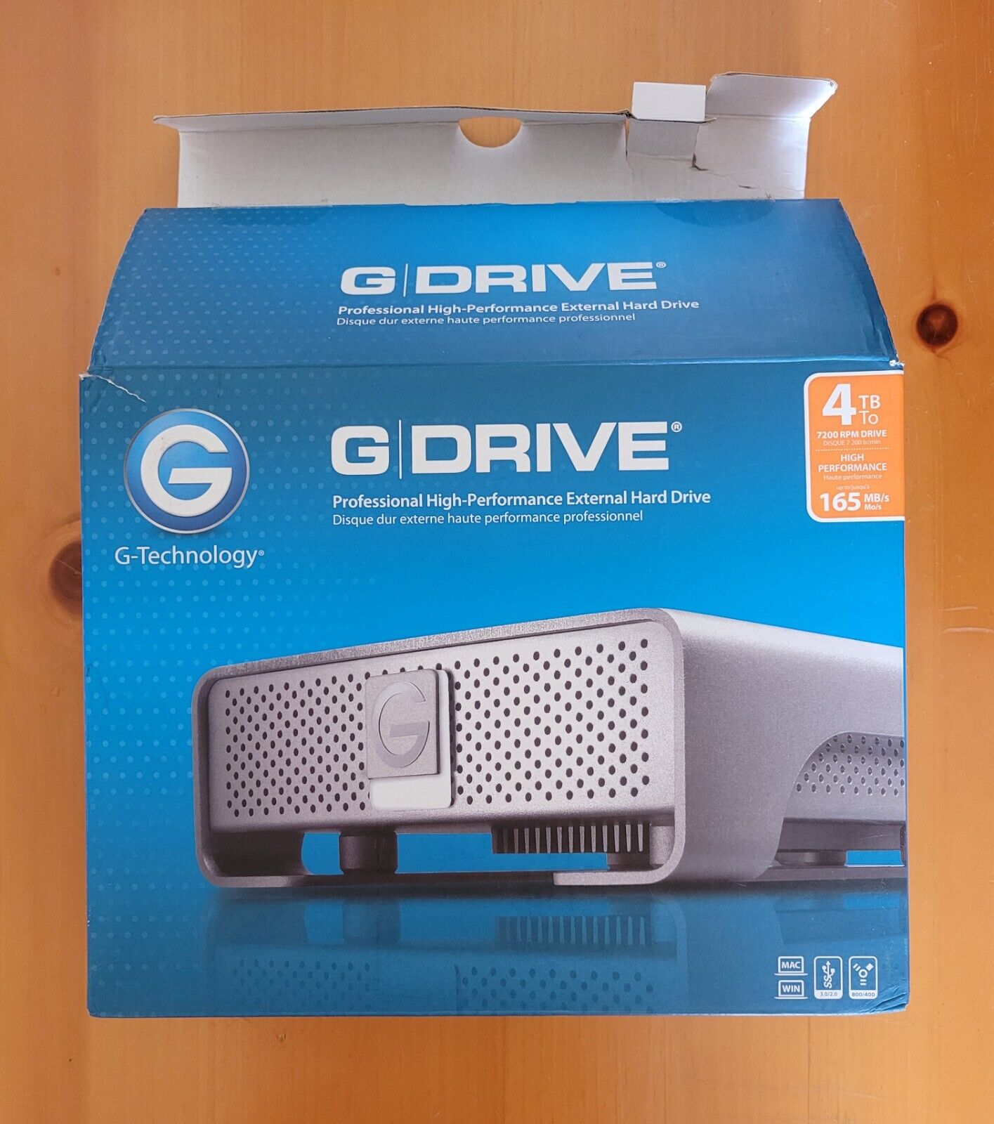G-Technology G-Drive 0G02927 4TB Firewire USB 3.0 External Hard Disk Drive 