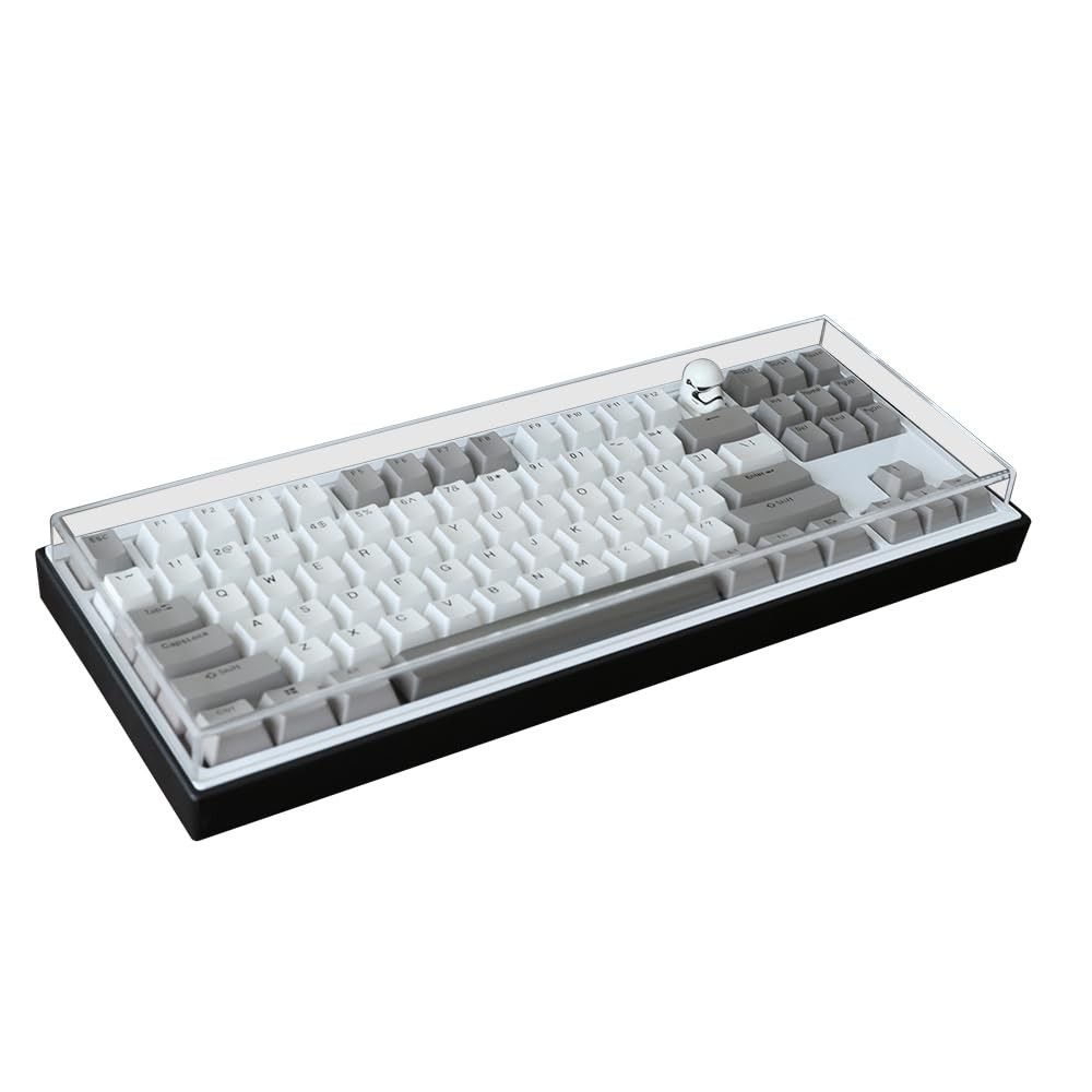 Acrylic Keyboard Dust Cover,75 Keys Transparent Mechanical Keyboard Protectiv...