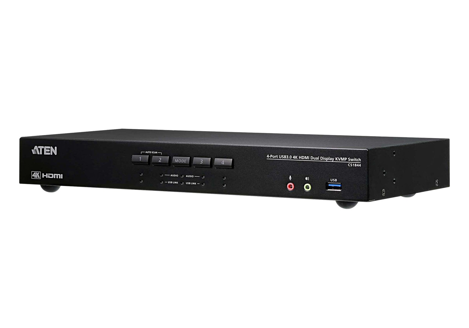 ATEN 4-Port USB 3.0 4K HDMI Dual Display KVMP Switch (cs1844)