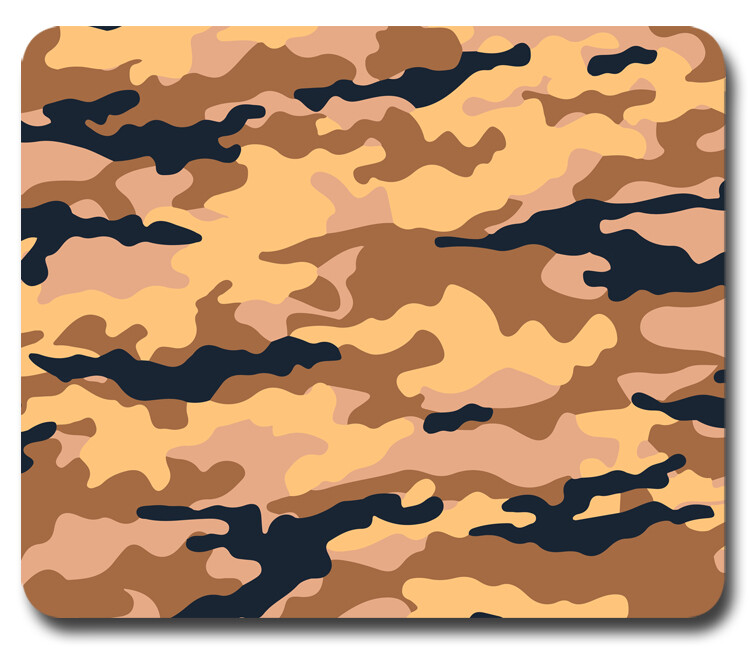 Desert Camo Pattern / Print ~ Mouse Pad / PC Mousepad ~ Cool Gift Army Military