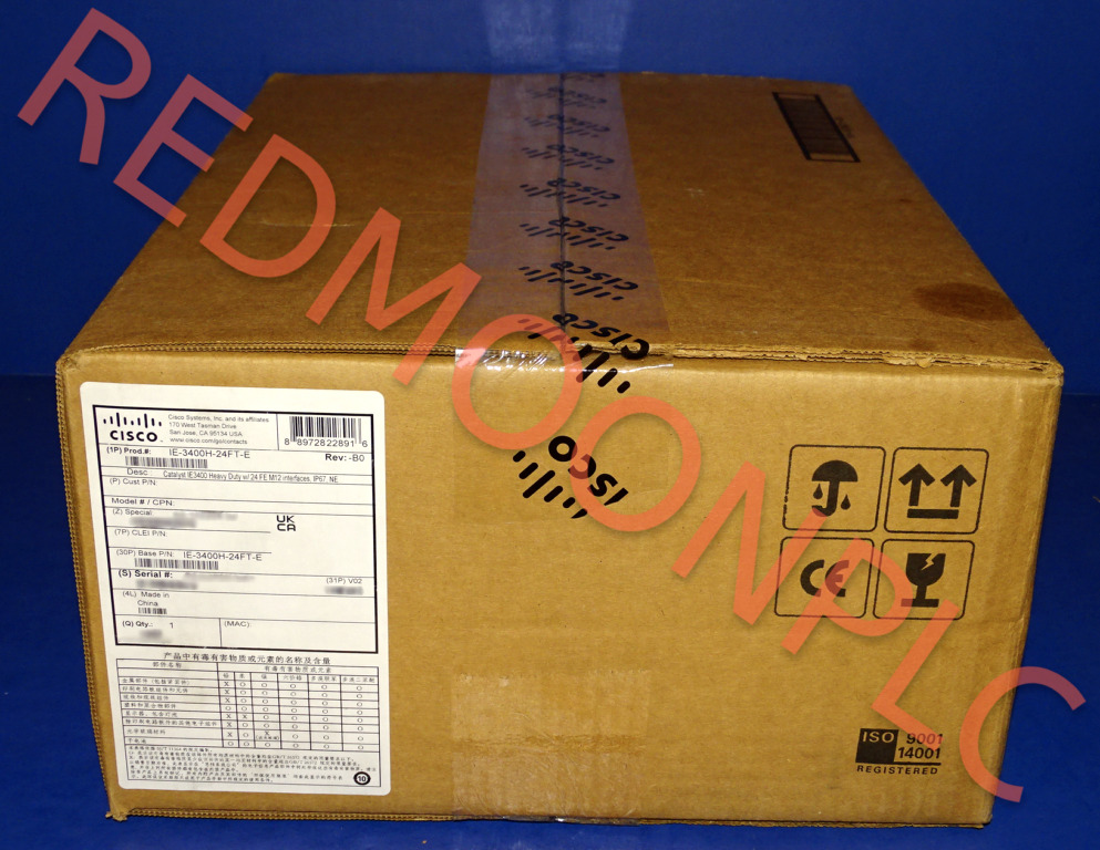 FACTORY SEALED Cisco IE-3400H-24FT-E Cisco Catalyst IE3400 Heavy Duty Switch