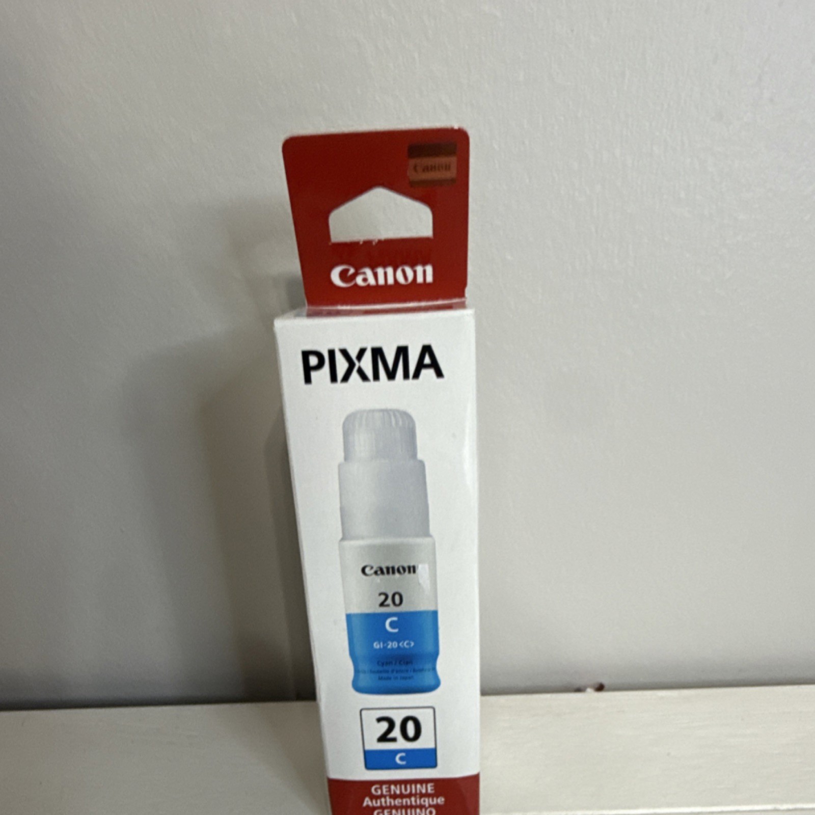 Canon GI-20C Cyan Genuine Ink Bottle for PIXMA G5020 G6020 G7020 Inkjet