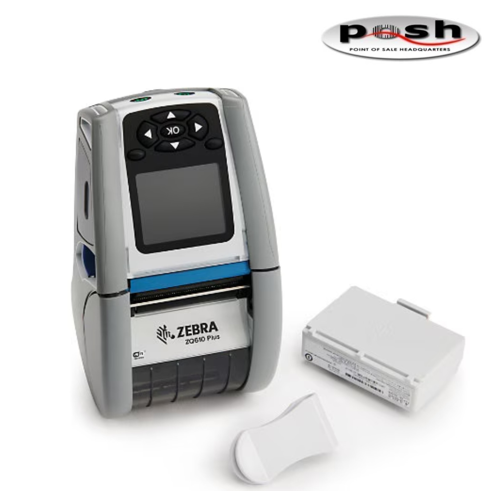 NEW Zebra ZQ61-HUXA004-00 ZQ610 Plus Healthcare Mobile Label Printer WiFi 6