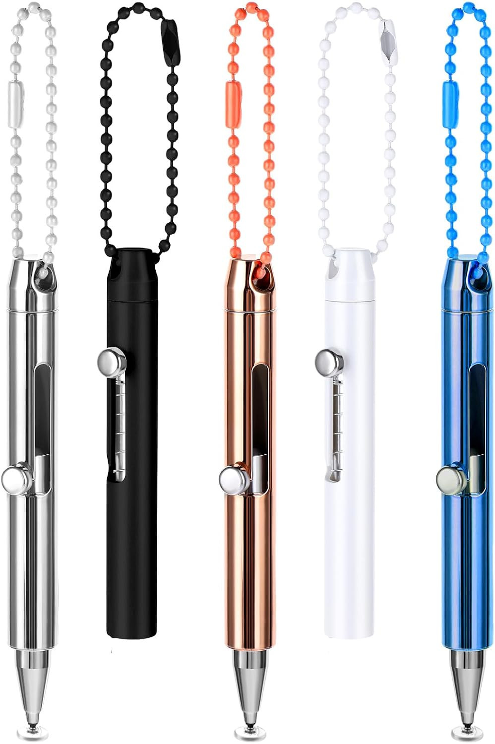 Mabor Stylus for Touch Screens, 5Pcs Mini Stylus Pen with Keychain Portable Prec