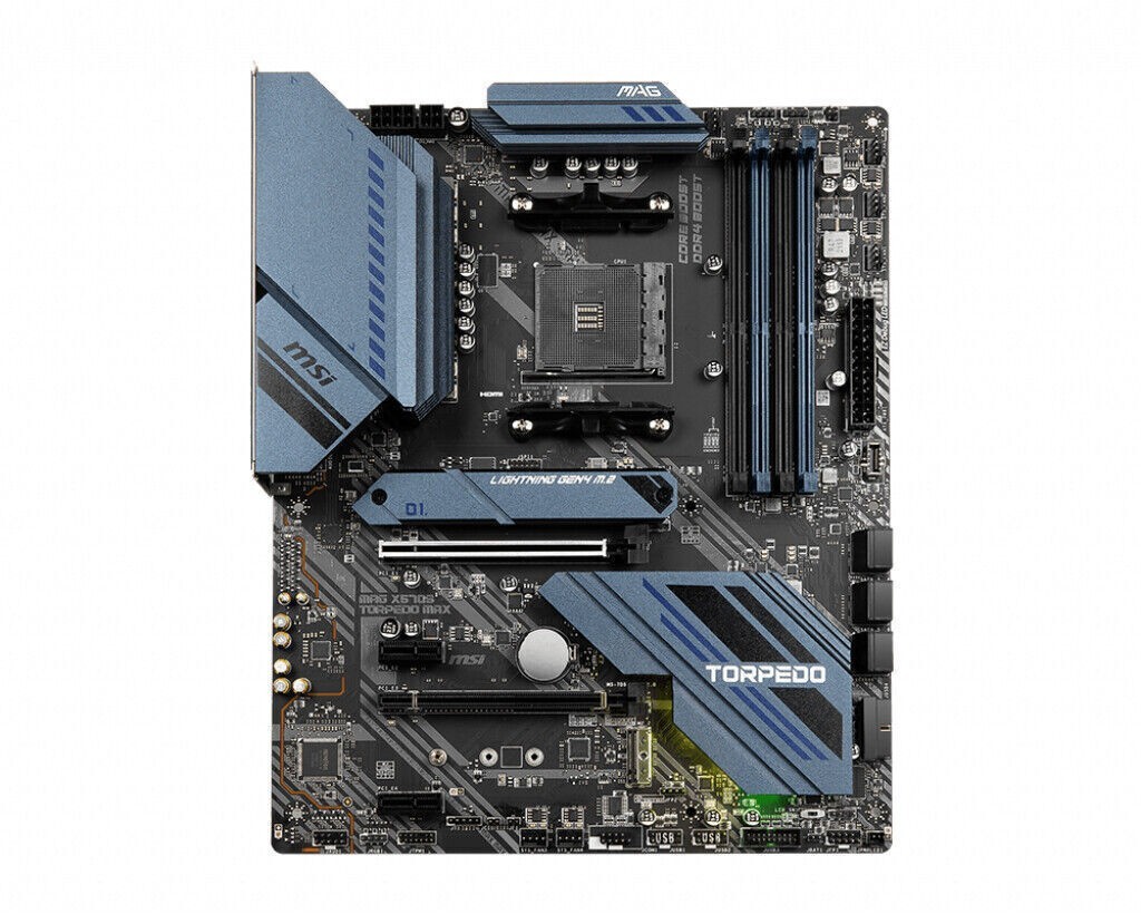 MSI Mag Torpedo Max AMD X570S ATX Motherboard Support Socket AM4 DDR4