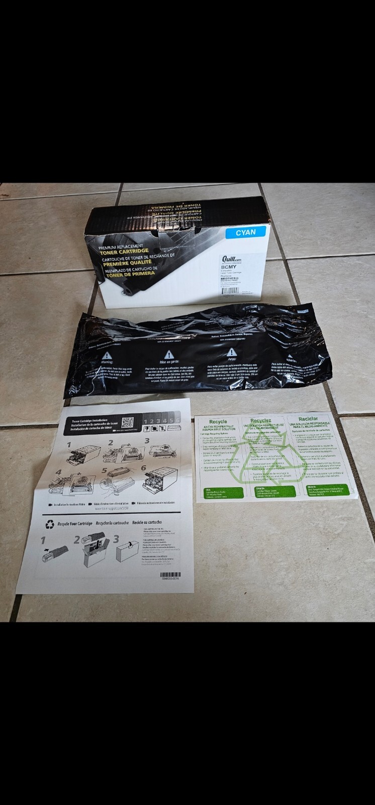 Quill BCMY Compatible Laser Toner Cartridge BROTHER TN315 CYAN New