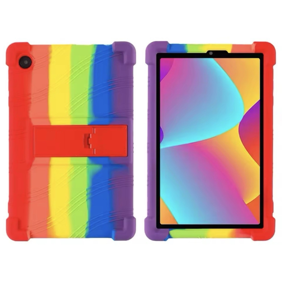 Multicolor Rugged Tablet Protective Shell Case Cover with Handle & Stand