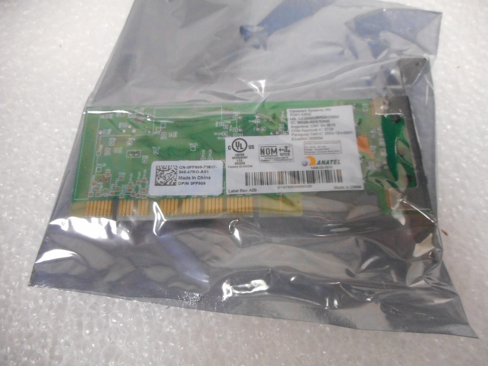 New  Dell Conexant 56K V.92 data PCI modem M8926 N8507 PJ497  JF495 FF959  WH625