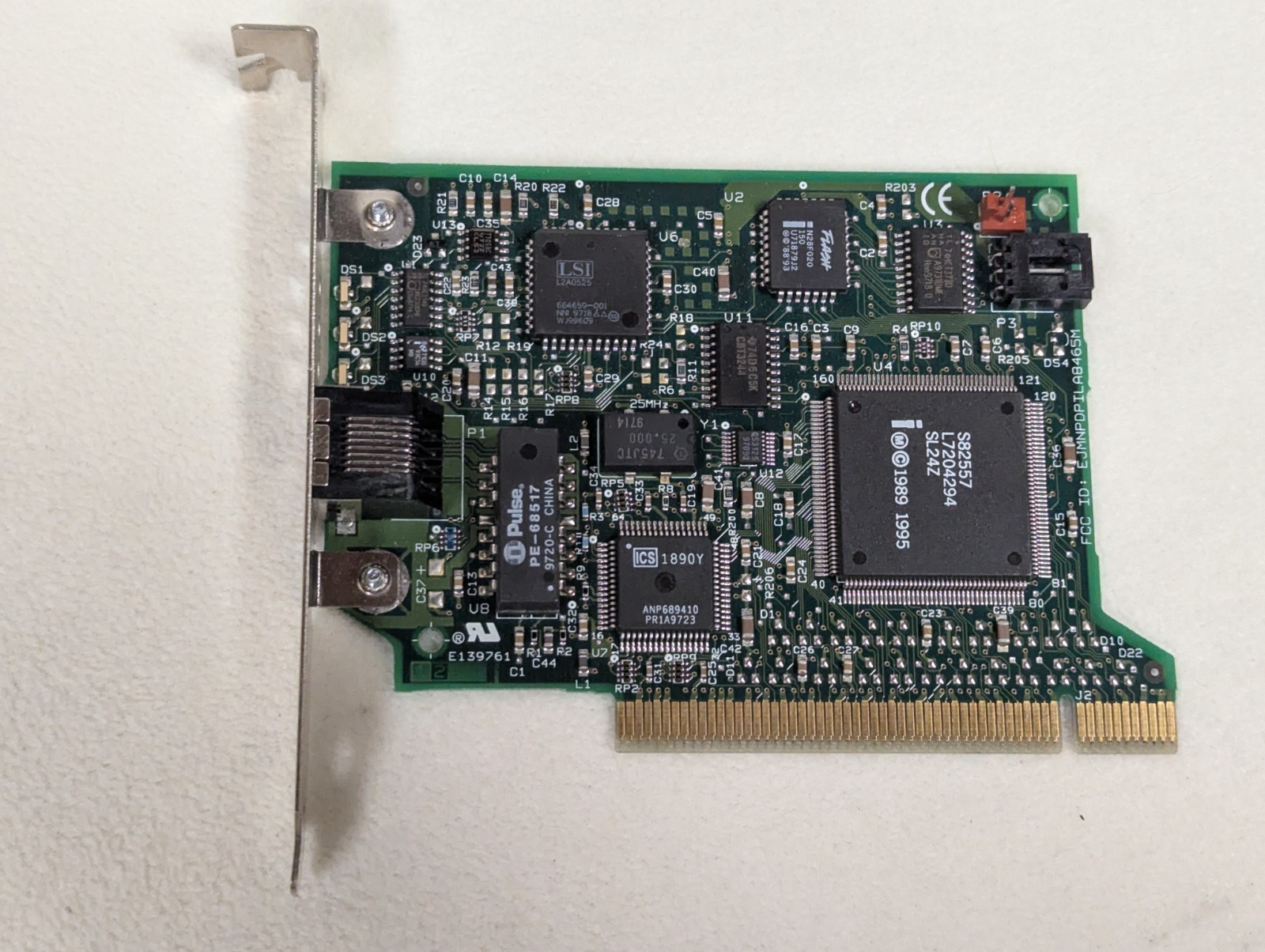 VINTAGE ETHEREXPRESS INTEL S82557 664088-003 RJ45 PCI ETHERNET CARD RM2-LAN23