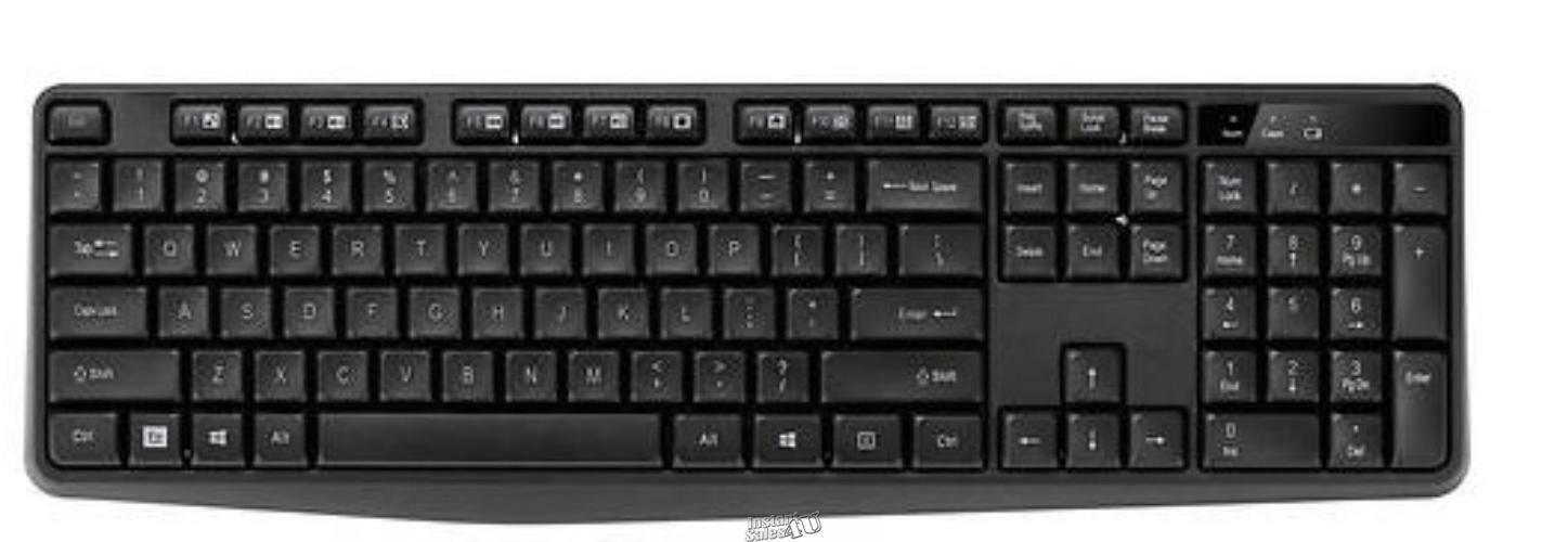 iLive-Wireless Keyboard 17.4"Lx5.3"Dx.9"H 