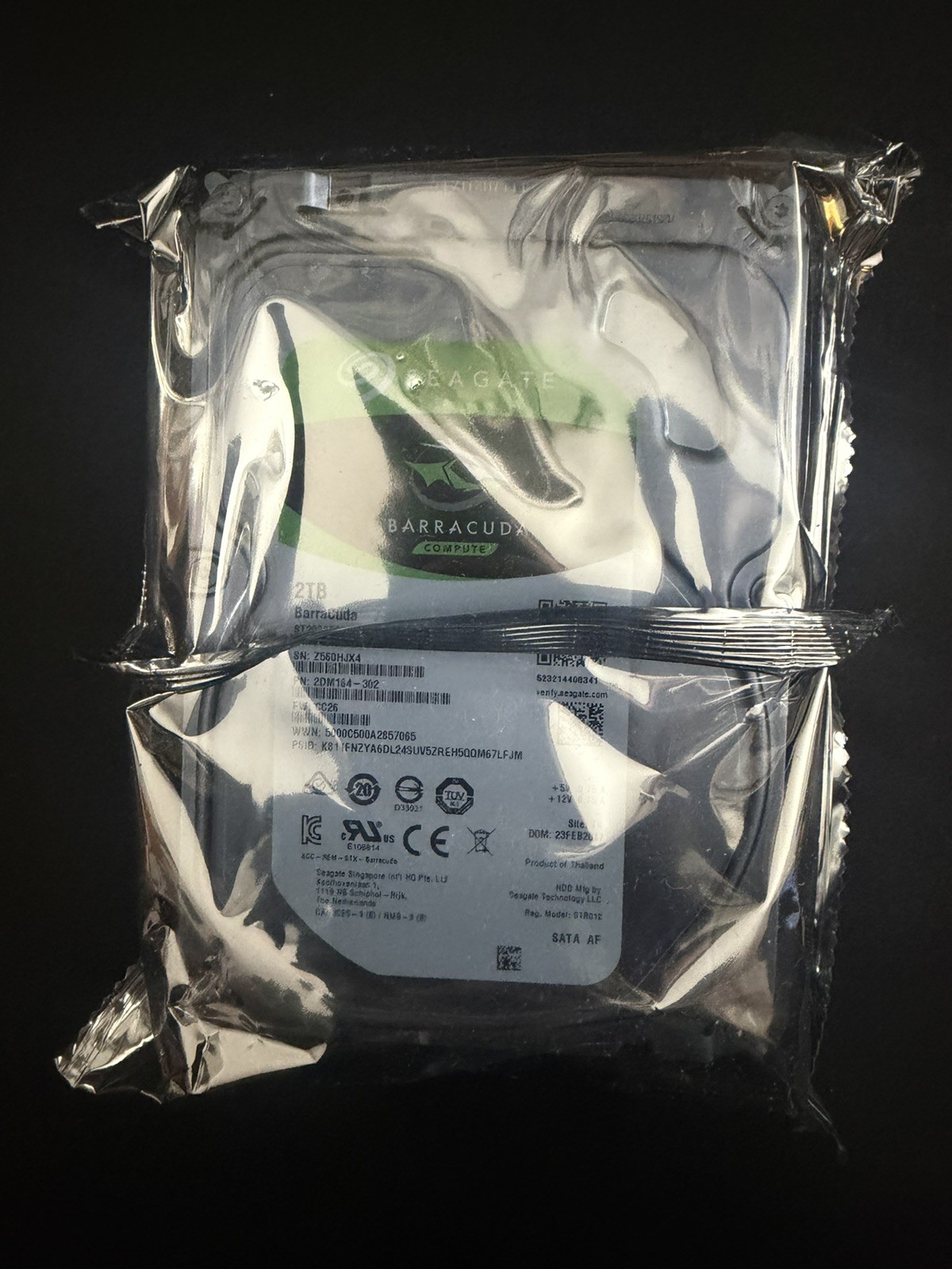 ST2000DM006 Seagate BarraCuda 2TB Internal Hard Drive HDD – 3.5 Inch SATA New
