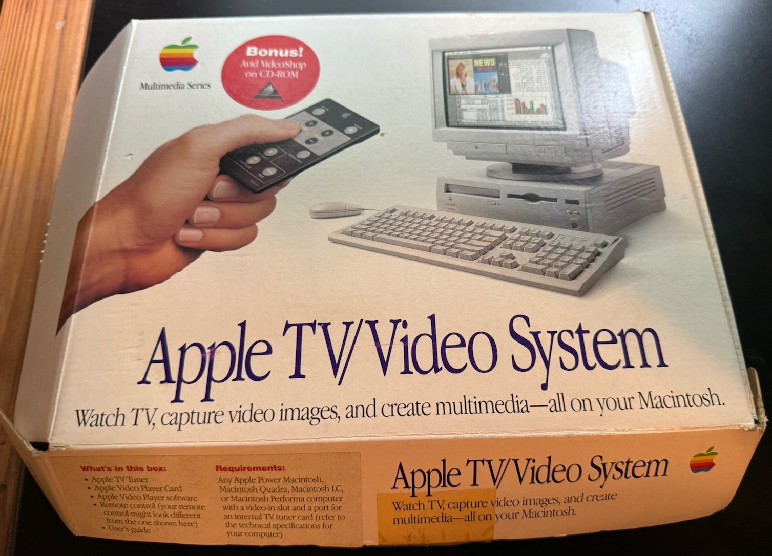 Apple Tv/video Capture System M2896LL/C for Power Macintosh VTG UNTESTED