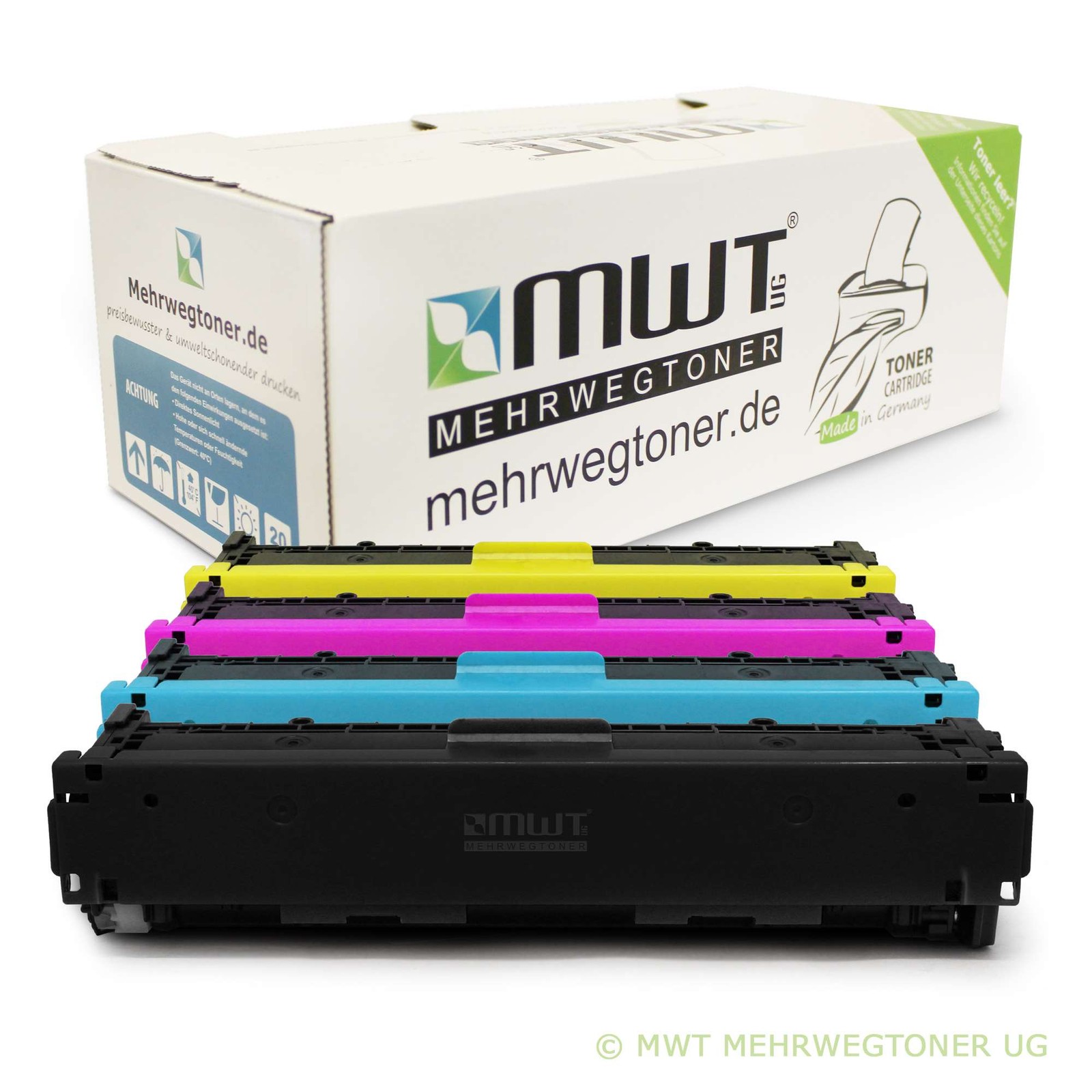 4x MWT ECO Compatible Toner for HP Color LaserJet M-880/MFP M-880-zm
