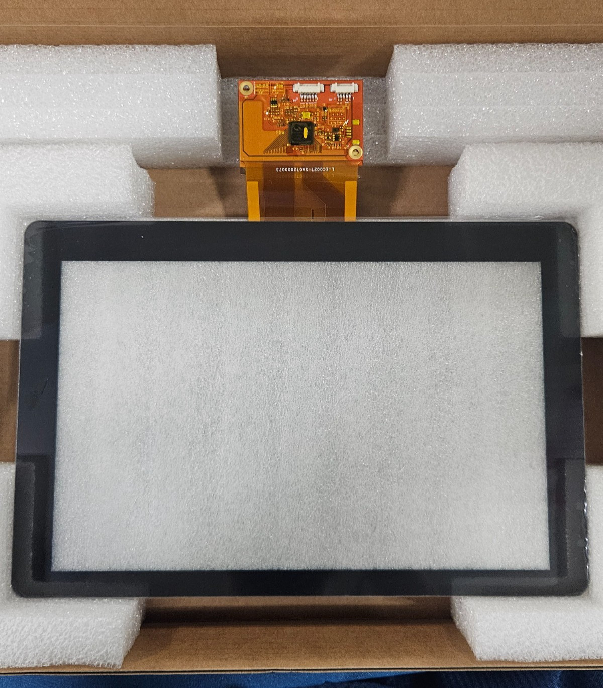 10.1" Custom Projective Capacitive touch screen polished/clear
