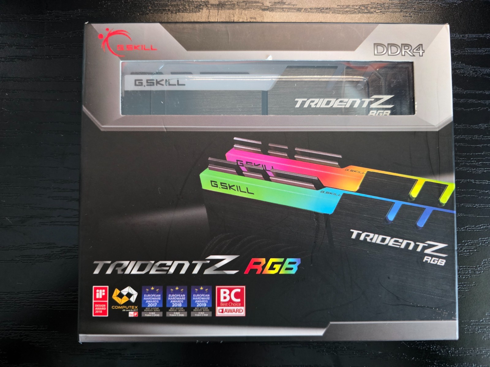 G.Skill Trident Z RGB 16GB 2x8GB DDR4-3200 CL16 F4-3200C16D-16GTZR Sealed
