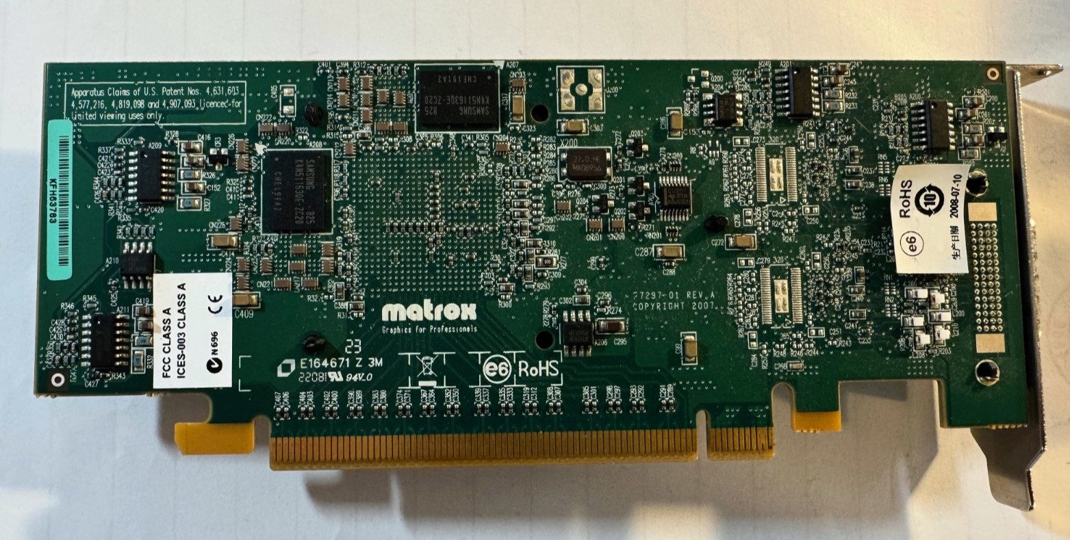 Matrox P69-MDDE128LPF P-Series Millennium P690 128Mb GDDR2 PCIe Video Card *use*