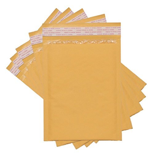 #5 Kraft Bubble Mailers 10.5x16 Inches Shipping Padded Envelopes Self Seal 