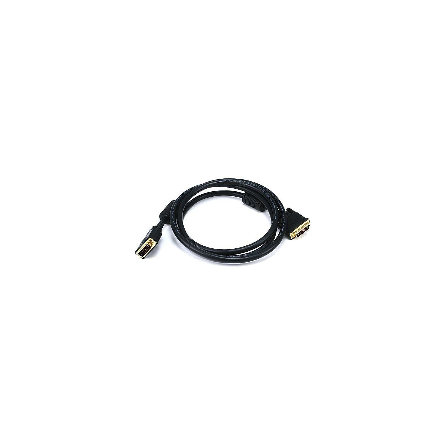 Monoprice 102408 6' DVI-D Cable Black