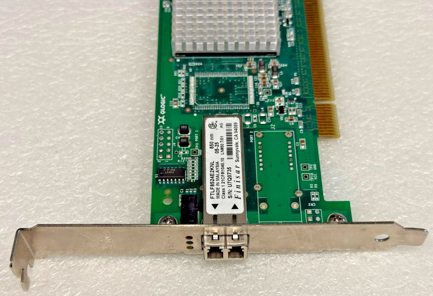 Qlogic QLA2460 4GB PCI-X Single Fibre Host Adapter HBA card FC2410401-21 D