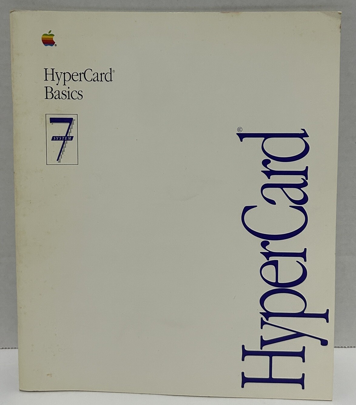 Macintosh Hyper Card Basics System 7 Guide 1990 Macintosh Collector Vintage