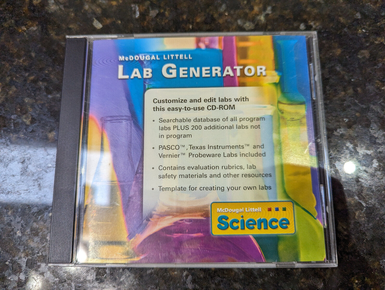 McDougal Littell Science Lab Generator PC MAC Teaching Resources CD-ROM
