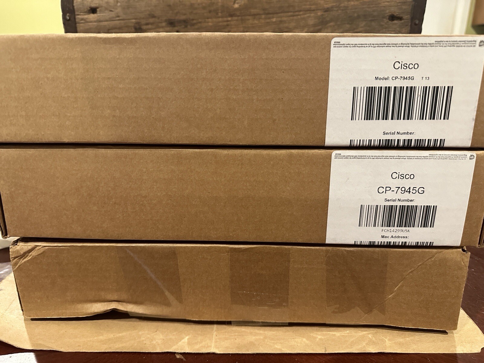 Lot of 3 Genuine CISCO CP-7945G IP Phones Read Description