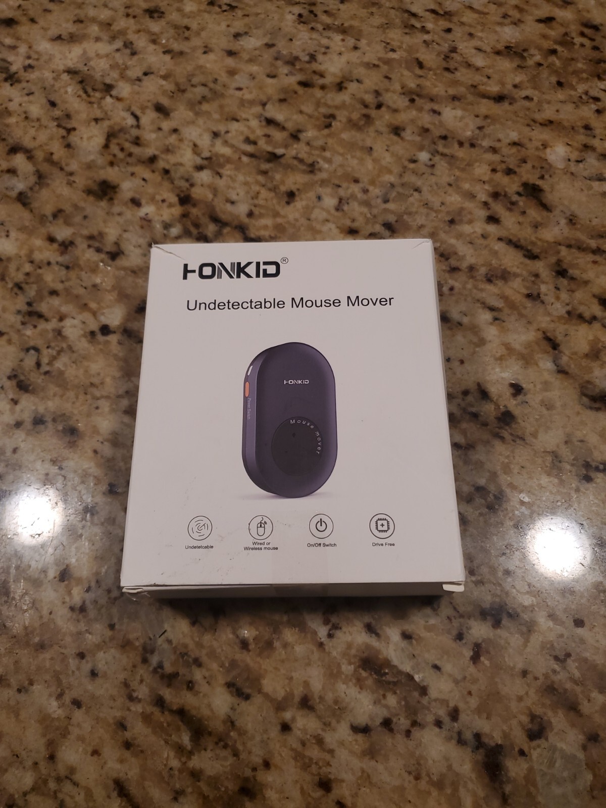 HONKID Undetectable Mouse Mover Jiggler with ON/Off Switch and USB Port D... New