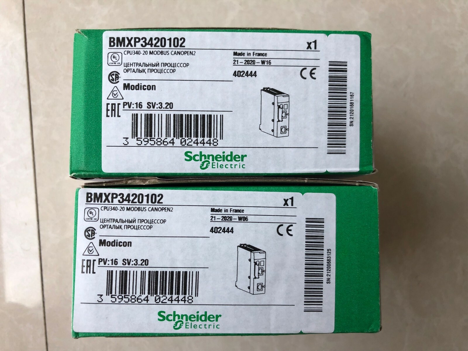 1PC New & Genuine BMXP3420102 PLC Module In Box Expedited Shipping