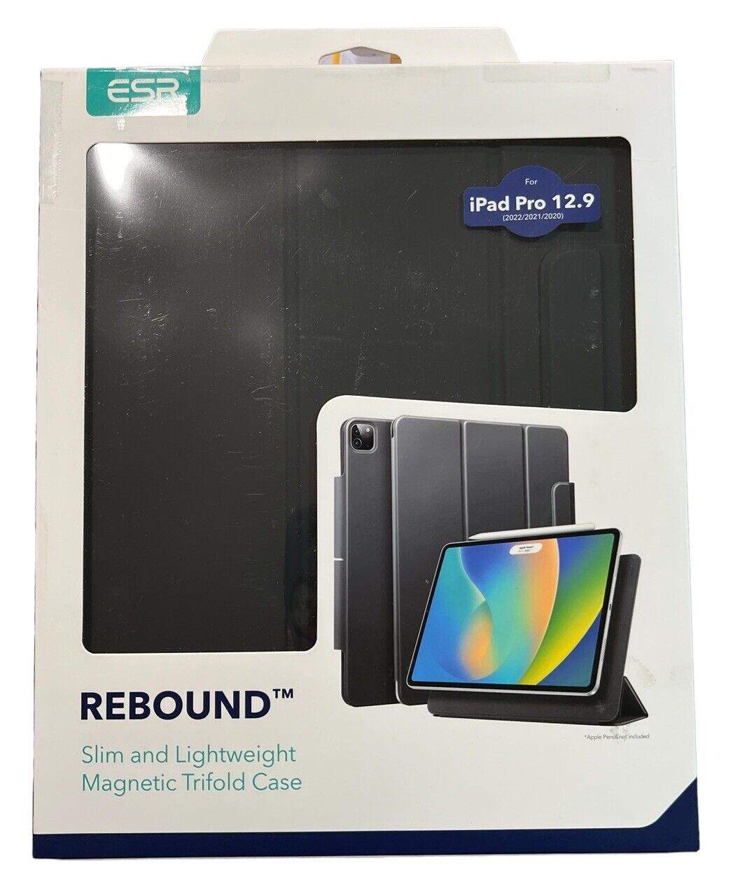 ESR iPad Pro 12.9″ (2022/2021) Rebound Hybrid Case 360 - Black Case