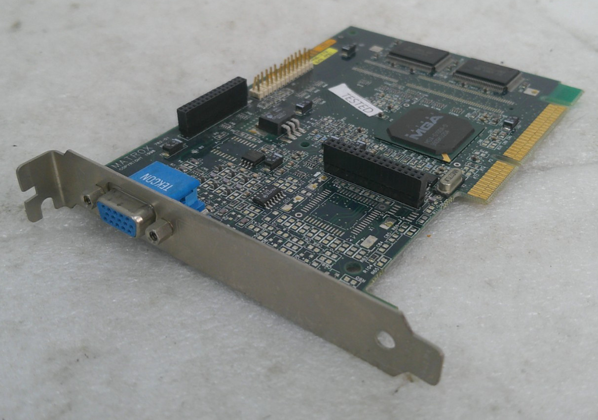 Matrox 782-01 Rev A G+/PROA/4BN/5 VGA AGP Video Card