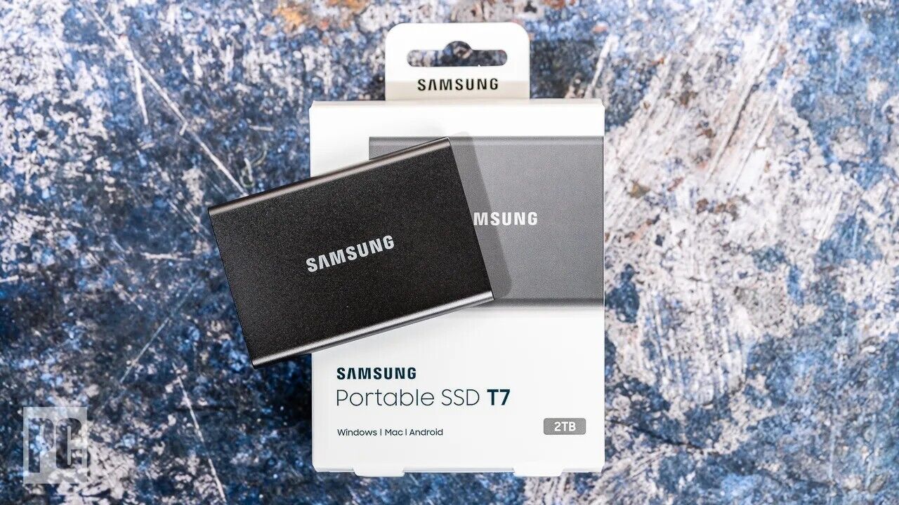 Samsung T7 Portable SSD, 2TB External Solid State Drive, Up-to 1,050MB/s