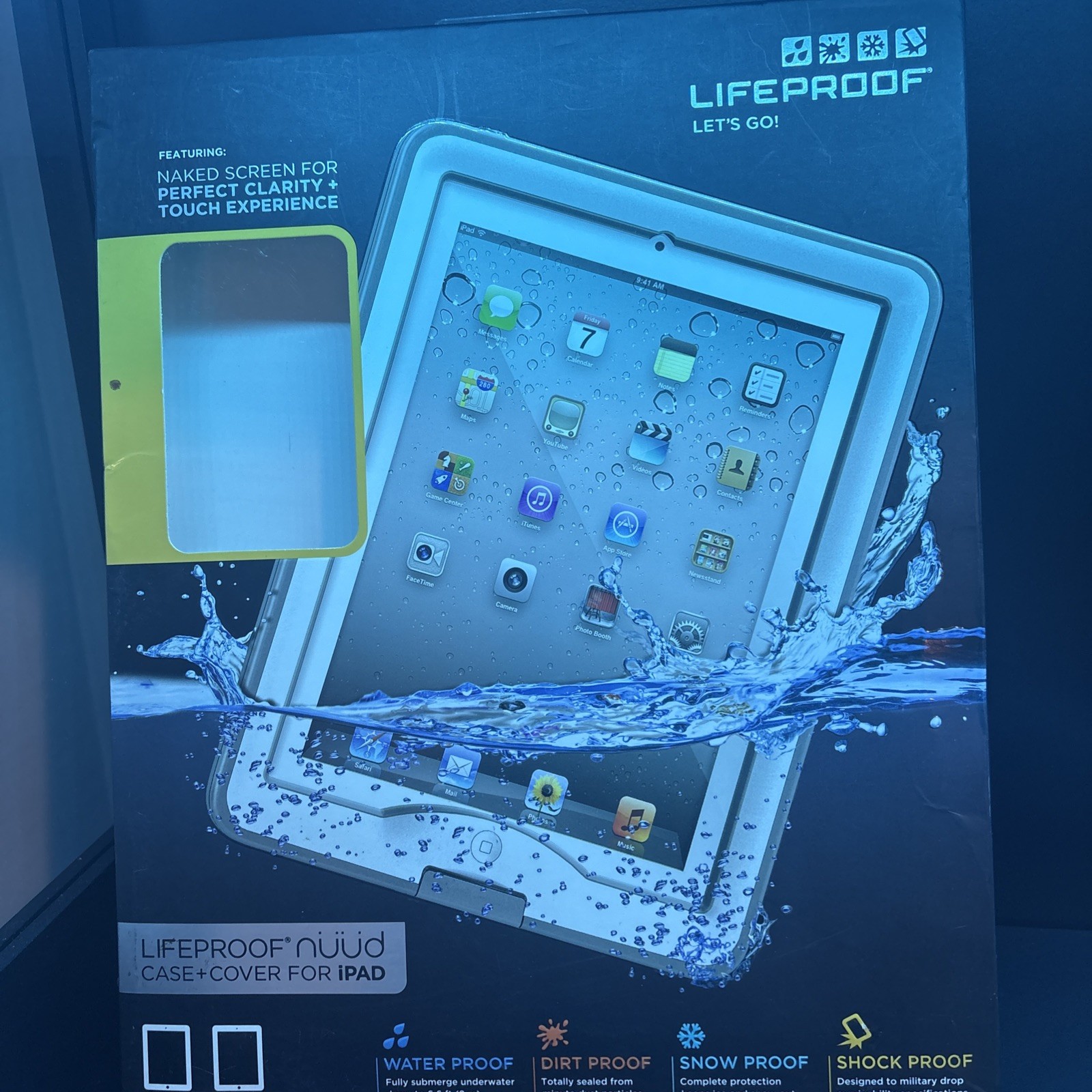 Lifeproof Nuud Apple iPad 2-3-4 Protective Impact Case Open Box