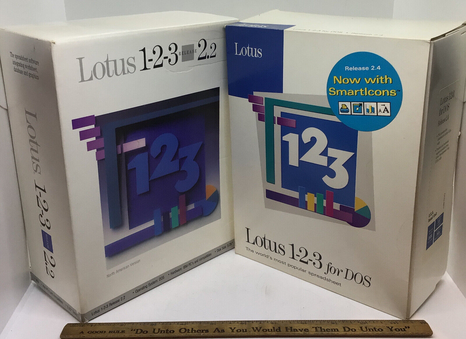 Lotus 1-2-3 Release 2.2 for DOS Complete & IBM PC’s And Compatibles Complete