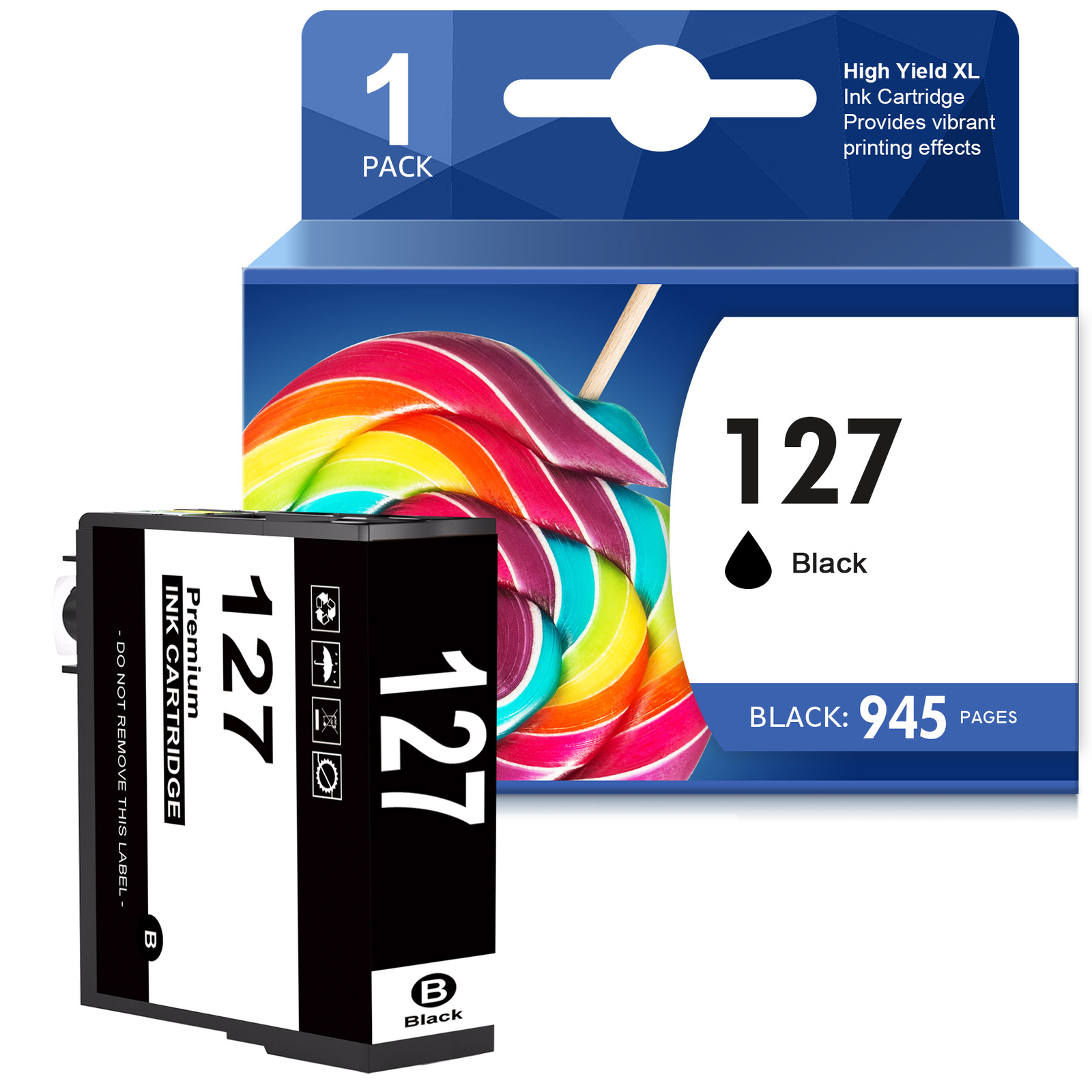 127 Ink Cartridge for Epson WorkForce 840 845 WF-3520 NX625 WF-3520 WF-3530