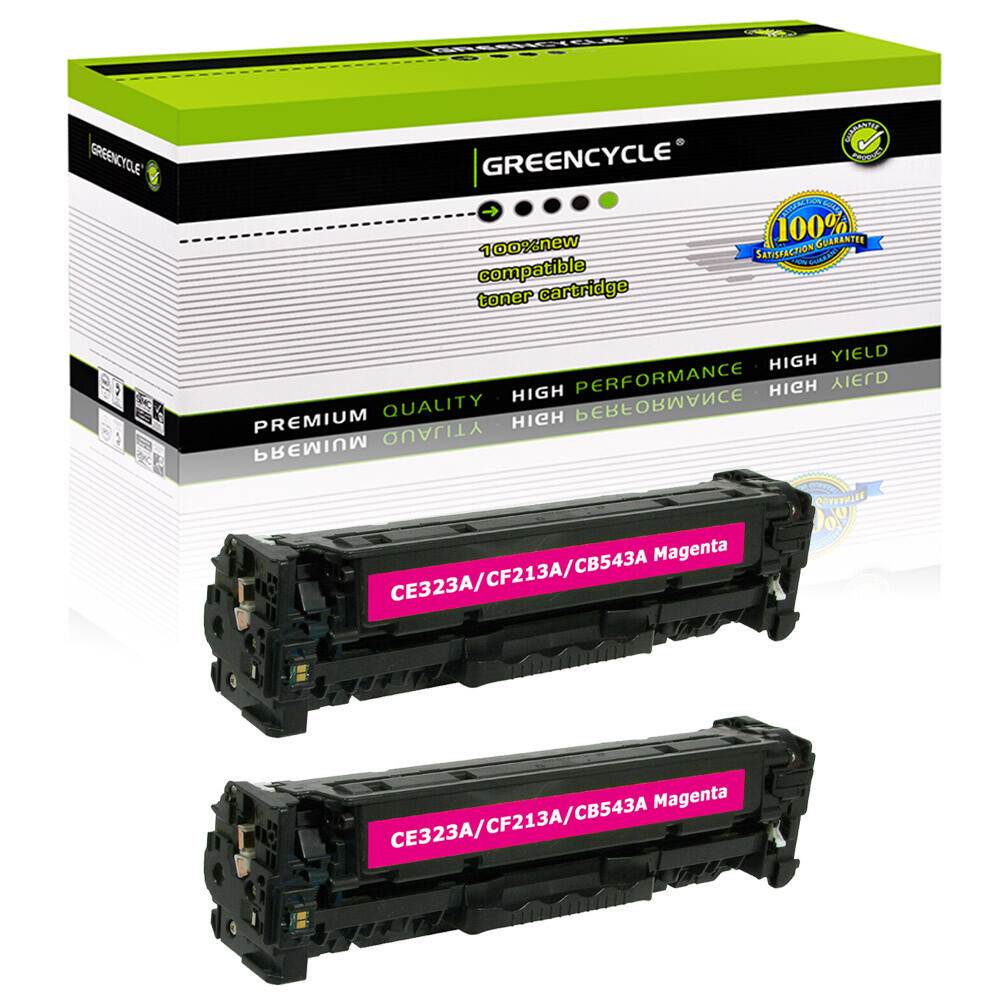 2PK CB543A MG Toner Cartridge Fits For HP 125A LaserJet CM1312 MFP CP1515 CP1518