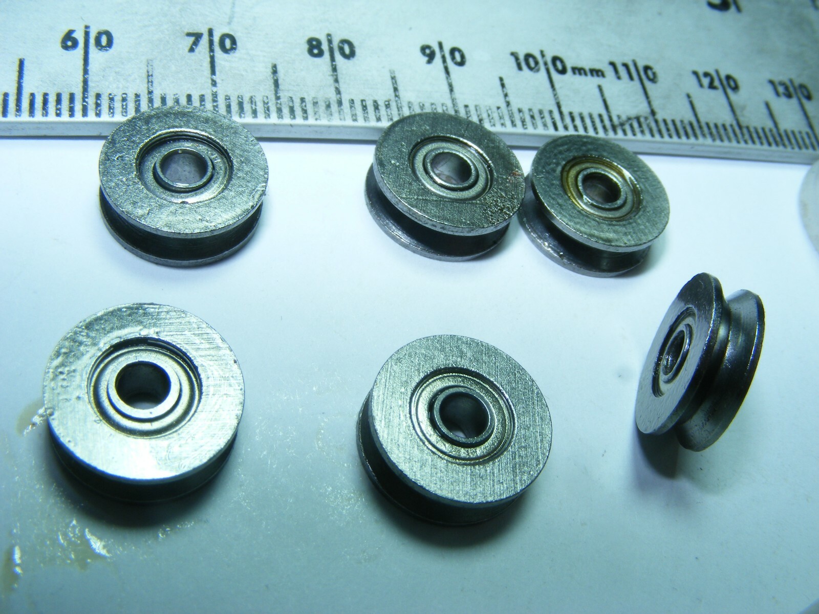 QTY 8 PULLEY IDLER BEARING 3MM BORE ROUND BELT 3D USA FREESHIP