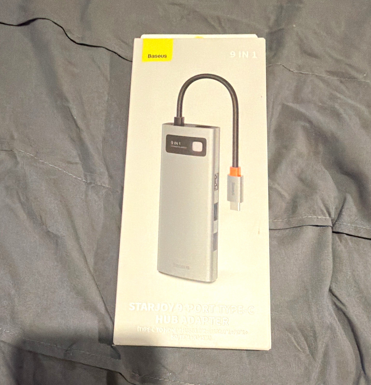 Baseus Starjoy 9-in-1 USB-C Hub Dual HDMI RJ45 1000Mbps SD/TF USB PD