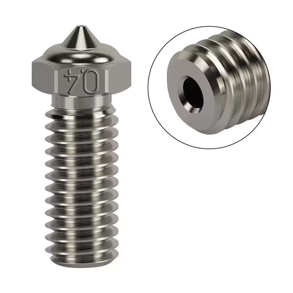 Nozzle For QIDI X-SMART 3/PLUS 3/MAX 3/Q1 Pro Brass Hardened Steel Copper Nozzle