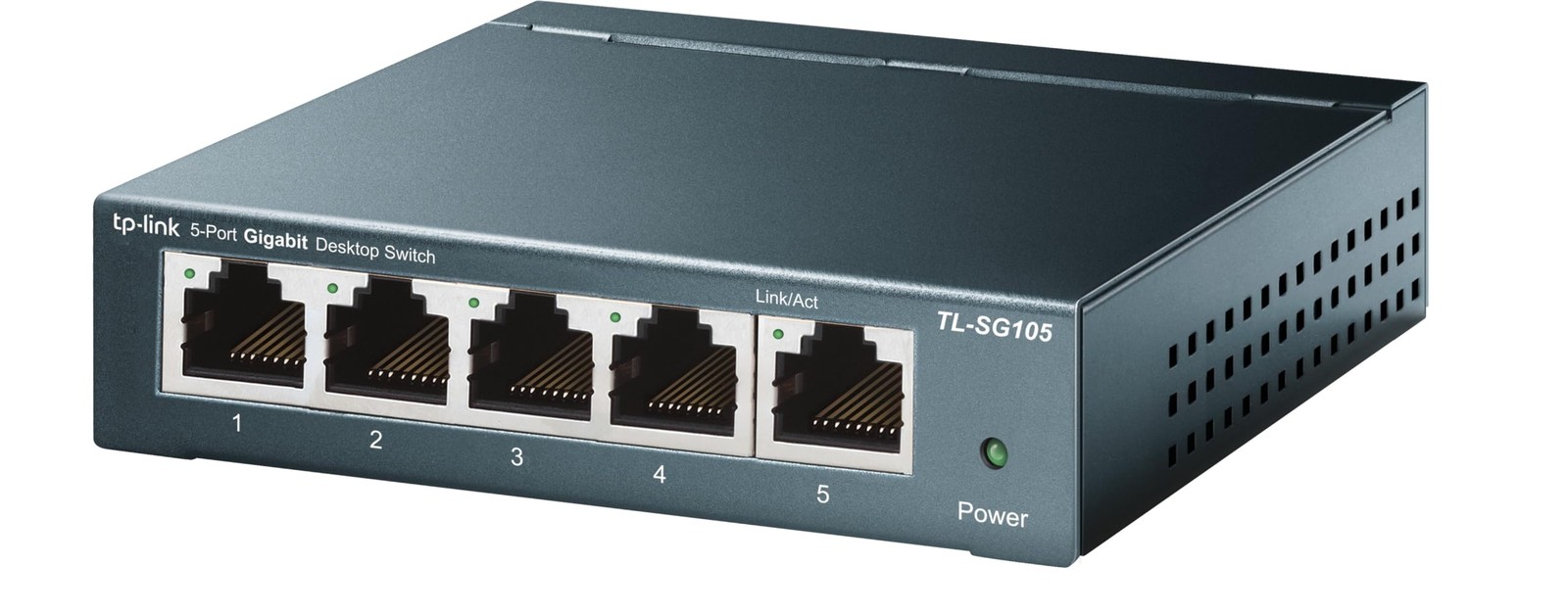 TP-Link TL-SG105, 5 Port Gigabit Unmanaged Ethernet 5 | 1G, Navy Blue 